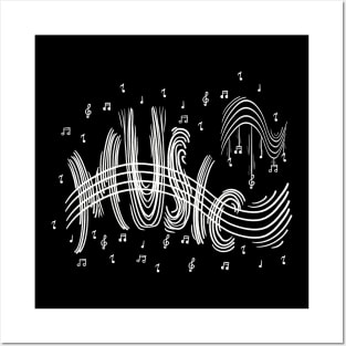 Music notes best design Posters and Art